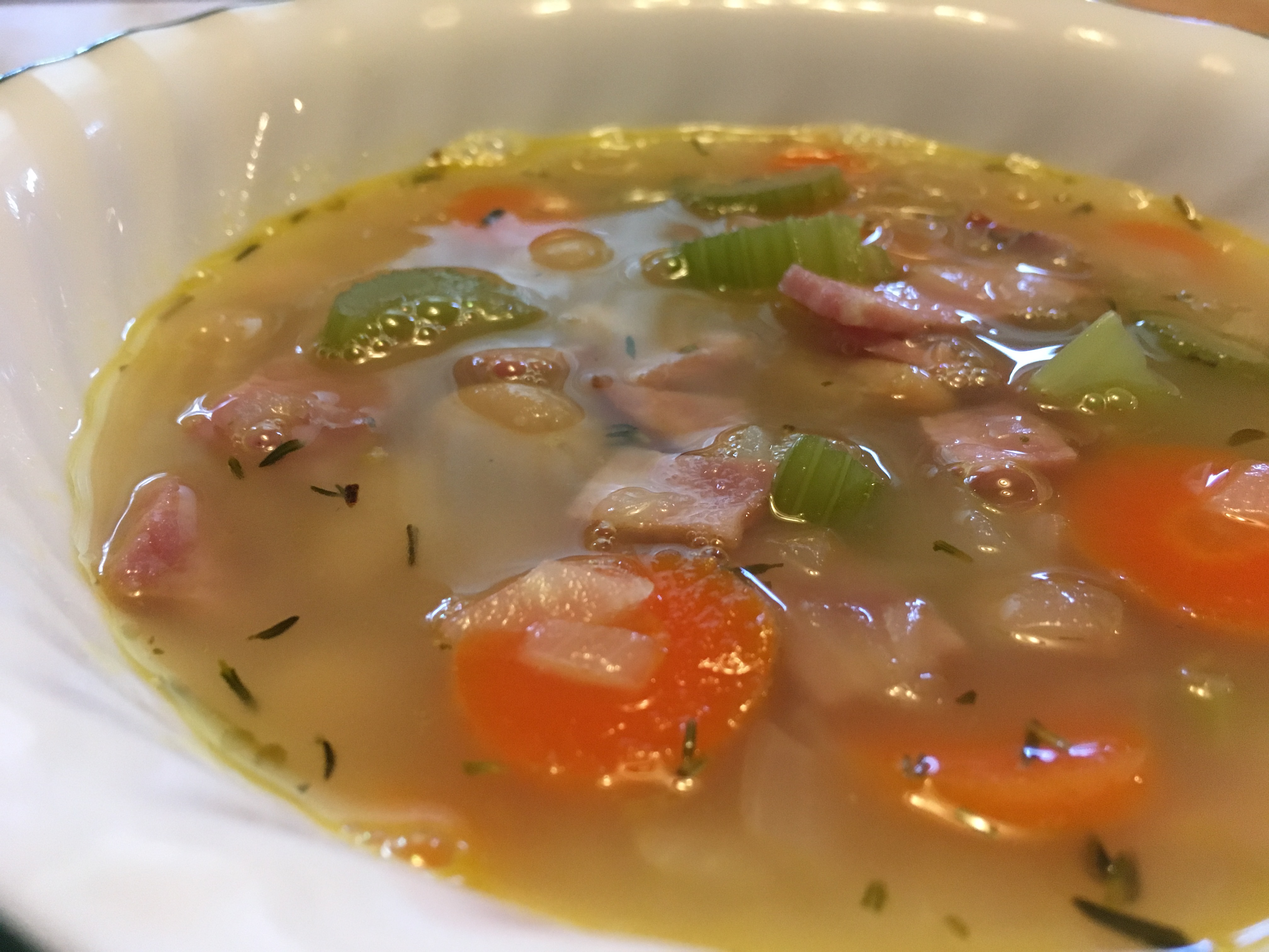 Ham and Cannellini Bean Soup